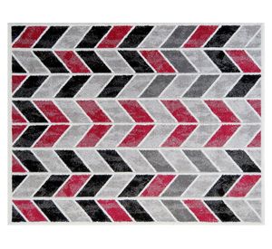 Alfombra 170x230 cm Frize carved D4 rojo Idetex