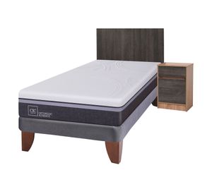 Cama europea 1.5 plazas Ortopedic advance + set Espresso Cic