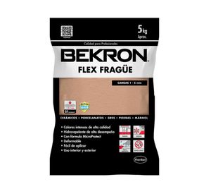 Fragüe 5 kg Flex ocre Bekron