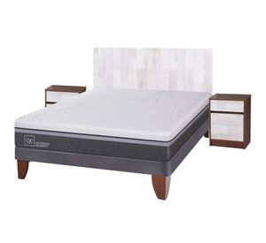 Cama europea 2 plazas Ortopedic advance + set Legno Cic