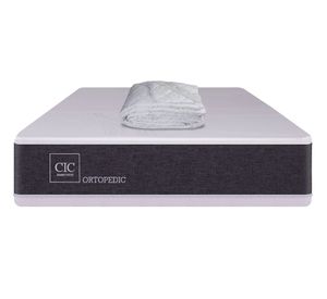 Colchón 1.5 plazas x 190 cm Ortopedic + cubrecolchón Cic