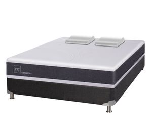 Box spring 2 plazas Ortopedic B5 + almohadas Cic