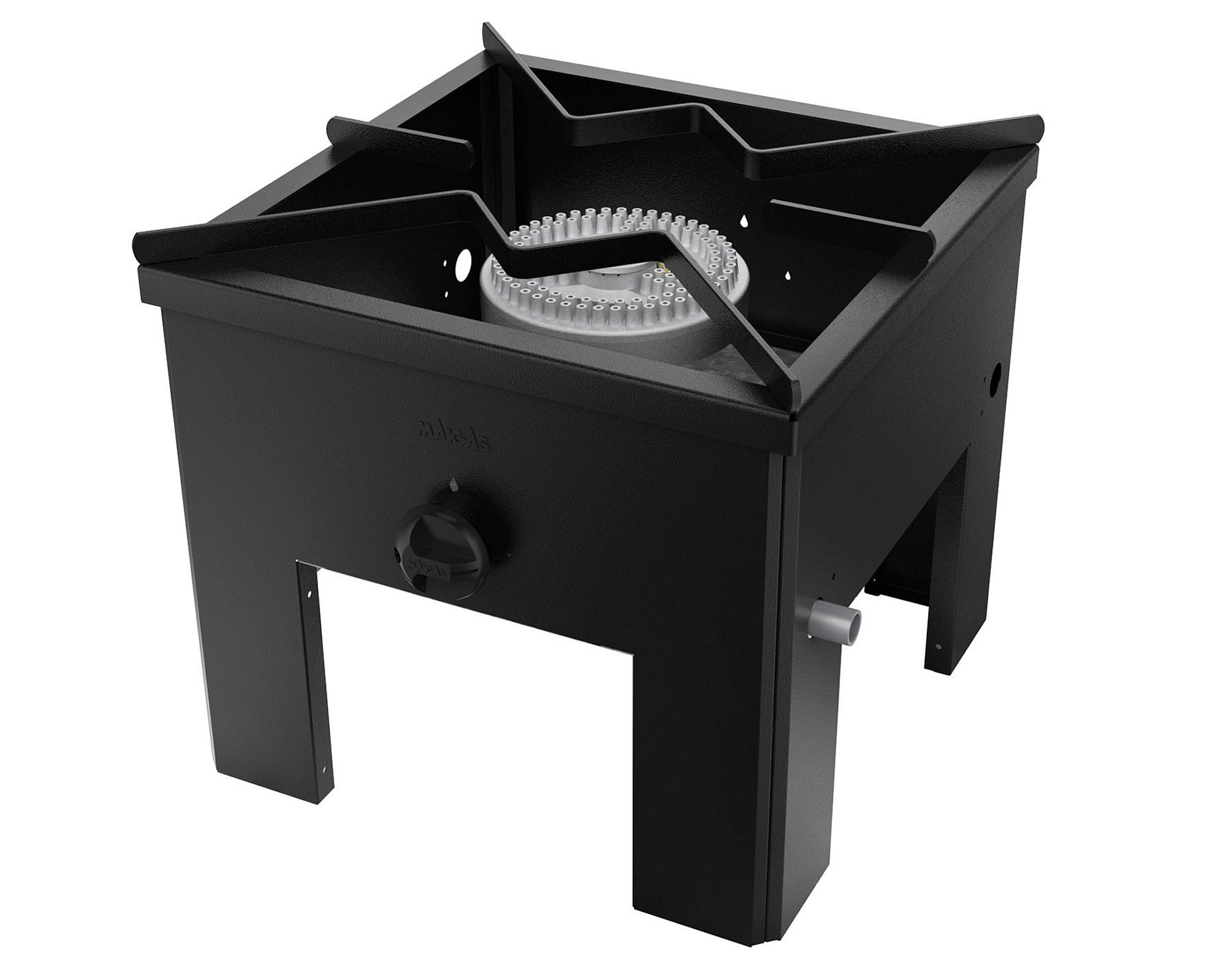 Maigas Anafe bajo 1 quemador 6EA182 negro Maigas