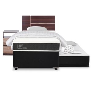 Diván 1.5 plazas Ortopedic + set Enio + almohadas + plumones Cic