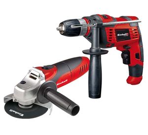 Taladro percutor 550W 13 mm + esmeril angular TC-ID 550 E Einhell