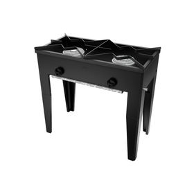 Anafe alto 2 quemadores 6EA185 negro Maigas.