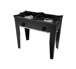Anafe alto 2 quemadores 6EA185 negro Maigas.