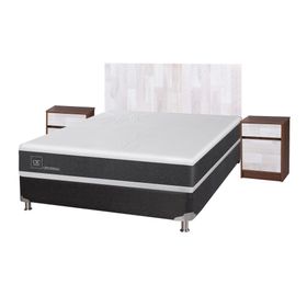 Box spring 2 plazas Ortopedic B5 + set Legno Cic