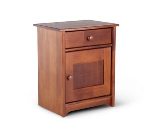 Velador 1 cajón 1 puerta Véneto caramelo Rosen