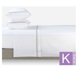 Juego sábanas king Hoja Rosen