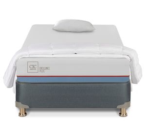 Box americano 1.5 plazas Excellence plus + almohada + plumón Cic