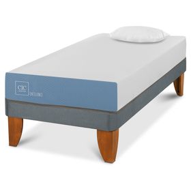 Cama europea 1 plaza x 190 cm Excellence + almohada Cic