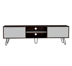 Rack TV 80'' Vassel habano/blanco nevado TuHome