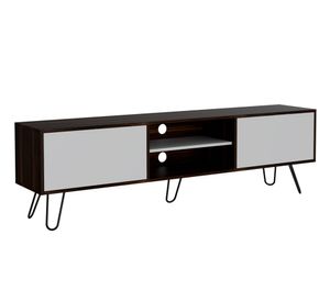 Rack TV 80'' Vassel habano/blanco nevado TuHome