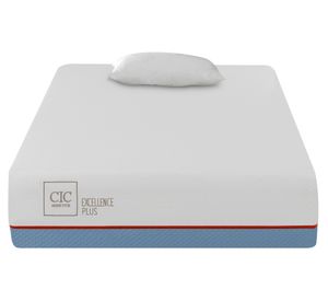 Colchón 1 plaza x 190 cm Excellence plus + almohada Cic