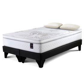 Cama europea súper king Art 4 base dividida patas + almohadas Extra Rosen