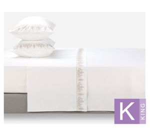 Juego sábanas king Floral Rosen