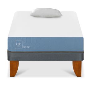 Cama europea 1.5 plazas x 190 cm Excellence + almohada Cic