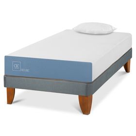 Cama europea 1.5 plazas x 190 cm Excellence + almohada Cic