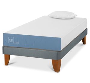 Cama europea 1.5 plazas x 190 cm Excellence + almohada Cic