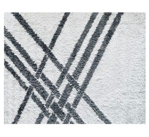 Alfombra 150x200 cm Shaggy Gardenia modernas blanco Idetex