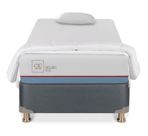 Box americano 1 plaza Excellence plus + almohada + plumón Cic