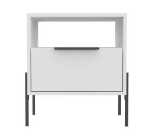 Velador 1 cajón White Collection TuHome
