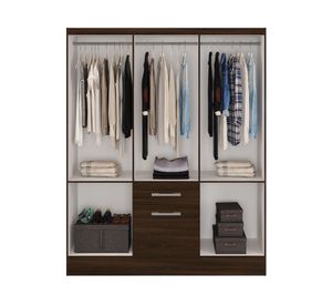 Clóset 6 puertas 1 cajón 1 zapatero tabaco M+Design
