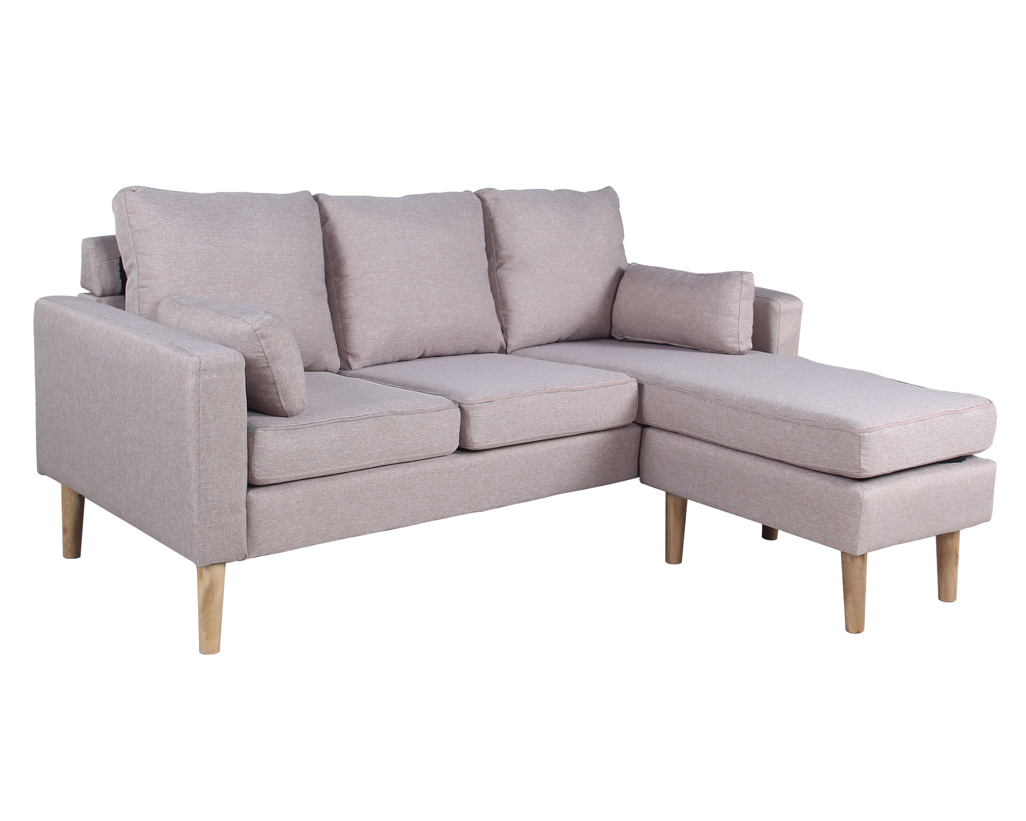M+Design Sofá seccional Marila beige M+Design