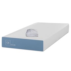 Colchón 1 plaza x 190 cm Excellence + cubrecolchón Cic