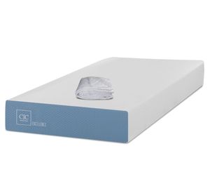 Colchón 1 plaza x 190 cm Excellence + cubrecolchón Cic