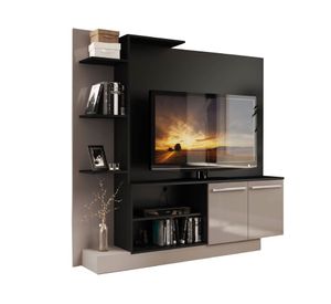 Rack TV 50'' Verona negro/fume Be Design