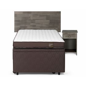 Cama Boxet 1.5 plazas Ergo T + set Tabor grafito Rosen