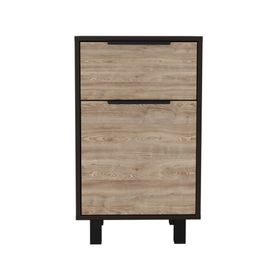 Velador 1 cajón Kaia wengue/miel TuHome