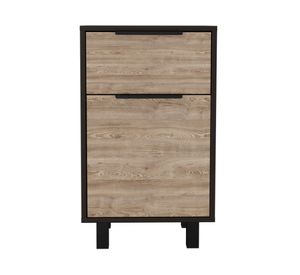 Velador 1 cajón Kaia wengue/miel TuHome