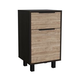 Velador 1 cajón Kaia wengue/miel TuHome