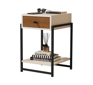 Velador 1 cajón JB1414-PE Be Design