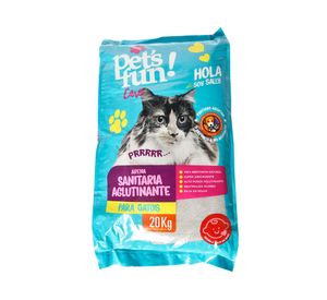 Arena sanitaria gatos 20 kg Aglutinante