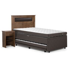 Cama Boxet 1.5 plazas Ergo T + set Ferrara Rosen