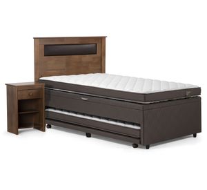 Cama Boxet 1.5 plazas Ergo T + set Ferrara Rosen