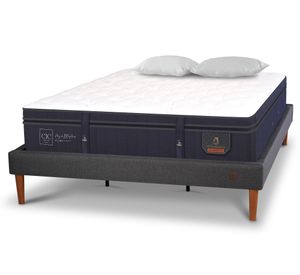 Cama europea king Super Premium + almohadas Cic.