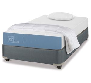 Box americano 1.5 plazas x 190 cm Excellence + almohada + plumón Cic
