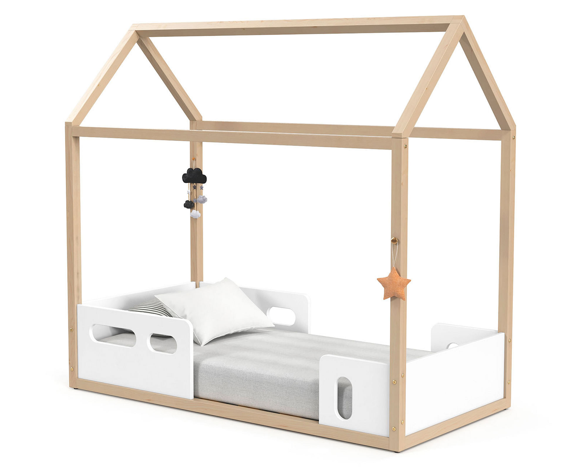 Kidscool Cama infantil casita Liv blanco Kidscool