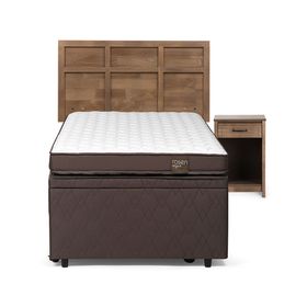 Cama Boxet 1.5 plazas Ergo T + set Robin Rosen
