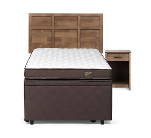 Cama Boxet 1.5 plazas Ergo T + set Robin Rosen