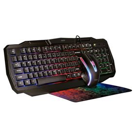 Mouse + teclado + almohadilla gamer CGMR 3 en 1 Nex.