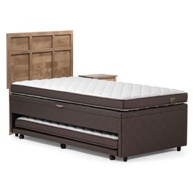 Cama Boxet 1.5 plazas Ergo T + set Robin Rosen