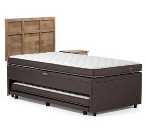 Cama Boxet 1.5 plazas Ergo T + set Robin Rosen