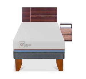 Cama europea 1 plaza Excellence plus + set Enio