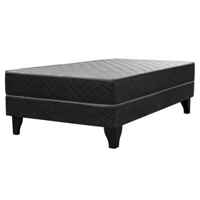 Cama europea full x 190 cm Apolo black Celta